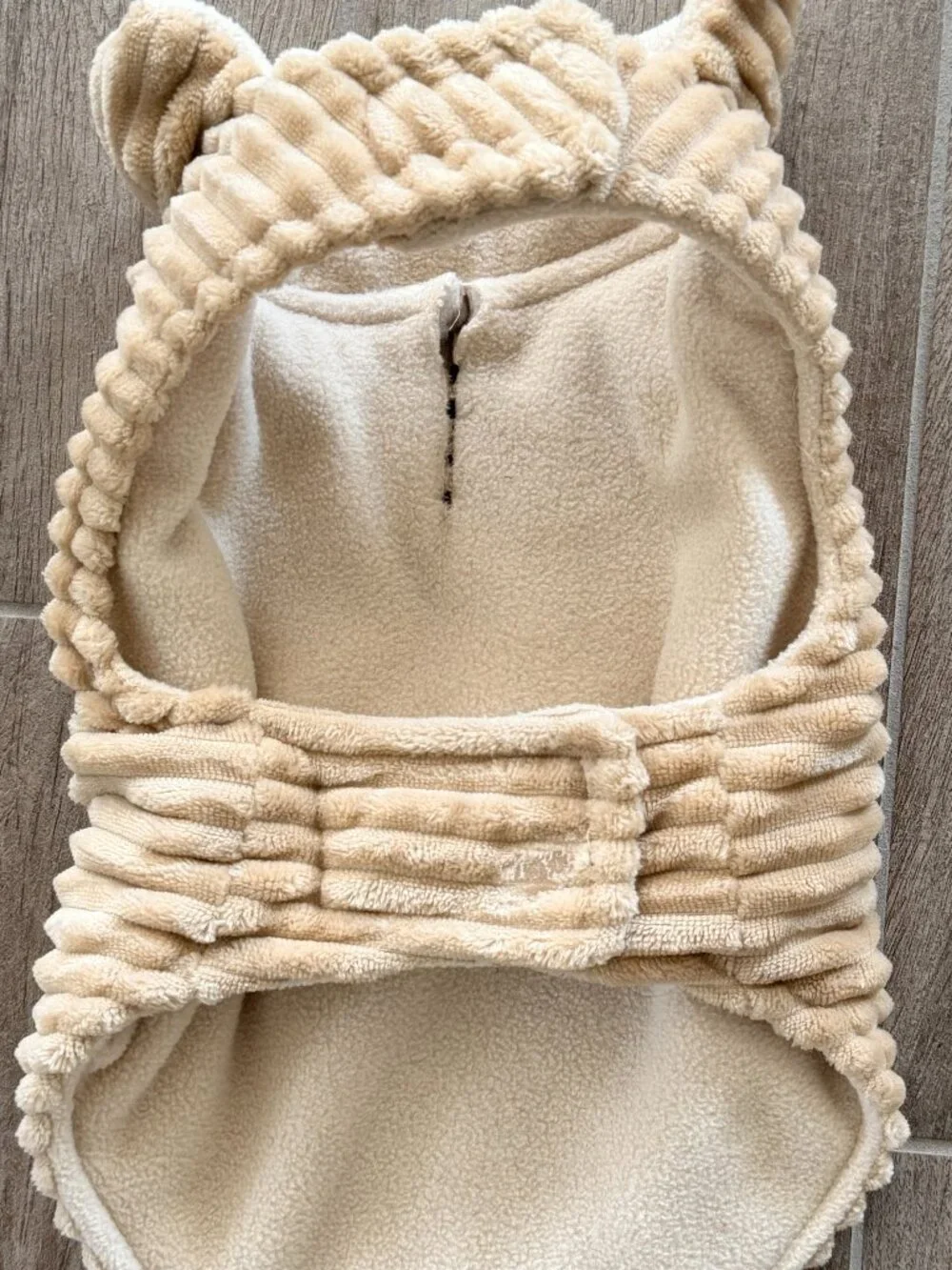 Friends Forever Tan Corduroy Dog Jacket (Small) - Picture 2 of 6